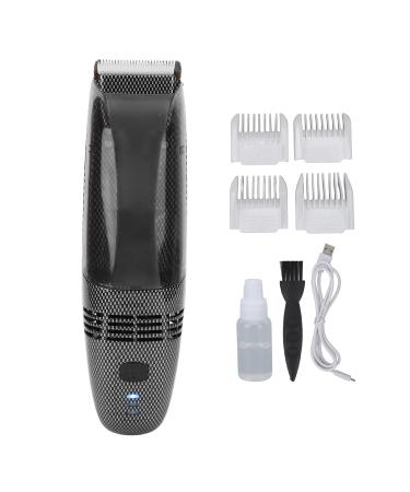Hair Trimmer USB Charging Automatic Hair Suction Electric Hair Clipper with 4 Combs for Men Home