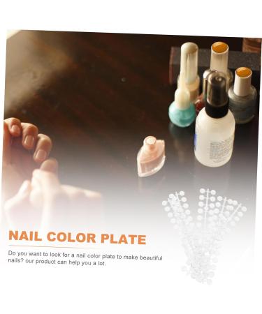 minkissy 16 Sets Nail Display Board Nail Tip Color Board Nail Art Sample Display Nail Polish Sample Sticks Nail Art Color Display Nail Sticks Plastic Display Card Manicure 3d - Buy Online on GoSupps.com