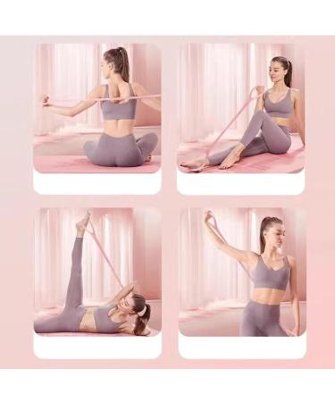 2pcs Tension Machine Yoga Assist Trainer 8 Shape Back Exercise Strap with Open Shoulder Beauty Back Rope Elastic Training Rope for Arms Back Chest Shoulders and Legs (Random Color) - Buy Online on GoSupps.com