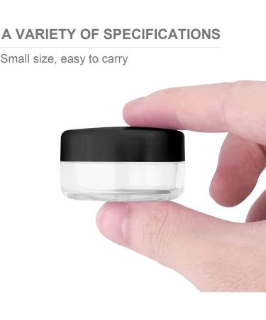Buy 20 Pcs Black Plastic Jars (5g 10g 15g 20g) - Empty Travel Cream Containers for Lip Balm Lotion Nail Art and Cosmetics - International Shipping Available - Buy Online on GoSupps.com