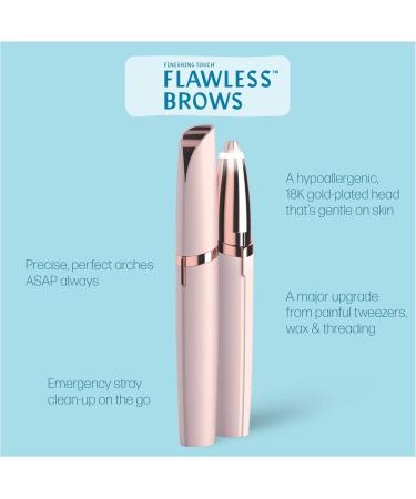 Finishing Touch Flawless Hair Remover for Eyebrows Blush 1 Count 1 Count (Pack of 1) Blush - Buy Online on GoSupps.com