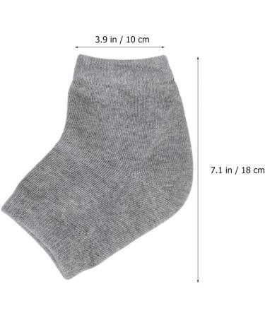 Beaupretty Ankle Socks Pairs Gel Heel Sleeves Heel Moisturizing Heel Men Heel Anti-Crack feet Repair Mens Breathable Moisturizing Gel Man Spa Torn Man Mens Stocking - Buy Online on GoSupps.com