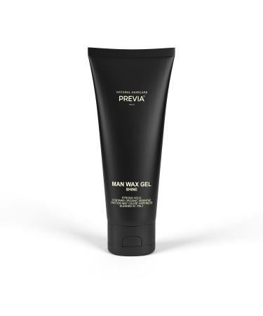 PREVIA Man Wax Gel - Shine Hair Styling Paste - Molding Hair Paste with Strong Hold (6.7 oz)