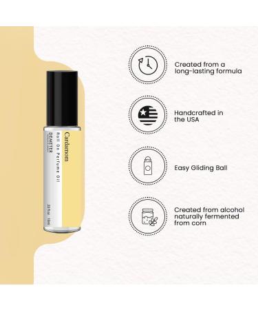 DEMETER Cardamom Roll On Perfume Oil 0.33 Oz Long-Lasting - Buy Online on GoSupps.com