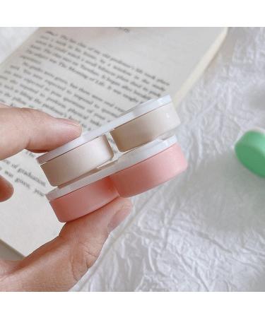 Buy Purple Colored Contact Lens Box - Solid Color Frosted Design Double & Single Lens Companion Care Box - Buy Online on GoSupps.com