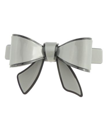 Glamour Girlz Pretty Chunky Candy Color Acrylic Hair Clip (Dark Grey 2)