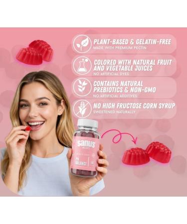 Probiotics for Women Gummies with Raspberry 6 Premium Strains for pH Balance Digestive Health Vaginal & Immune Support 3 Billion CFU Women's Probiotic Gummy for Feminine Health 60 Gummies - Buy Online on GoSupps.com