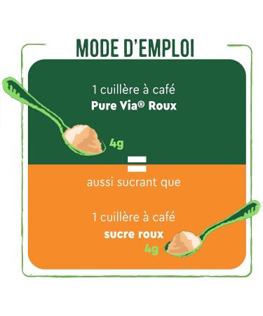 Pure Via Doypack Roux Natural Alternative to Red Sugar 220g - Buy Online on GoSupps.com