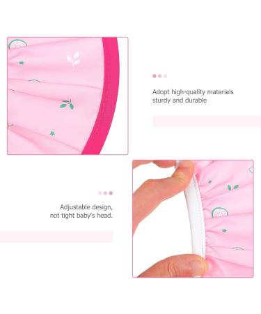 TOYANDONA Baby Bathing Cap | Adjustable Kids Shower Protection Hat - Pink - Buy Online on GoSupps.com