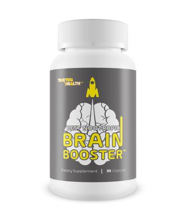 Best Nootropic Brain Booster - for Memory Focus Concentration Mental Clarity & Energy - Support Improved Brain Function Memory Recall and Reduced Mental Fatigue - for Men & Women - with Ginkgo
