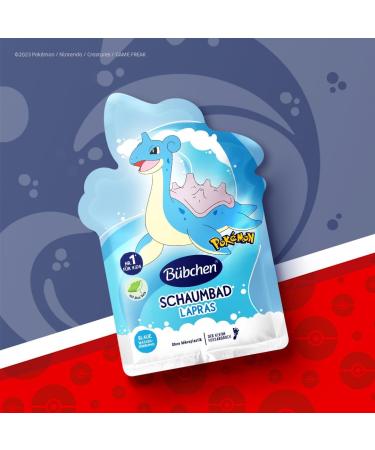 B bchen Pok mon Foam Bath Lapras 40ml - Gentle Bathing Additive for Kids Aloe Vera Orange Color No Silicones or Microplastics - Buy Online on GoSupps.com