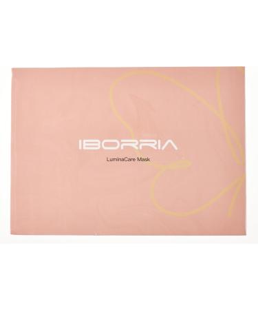 IBORRIA Led Face Mask Light Therapy Near infrared Red Light Therapy for Face Flexible Silicone Light Therapy Mask Red Light Therapy Mask for at Home Face Masks Skincare (Sleek White) - Buy Online on GoSupps.com