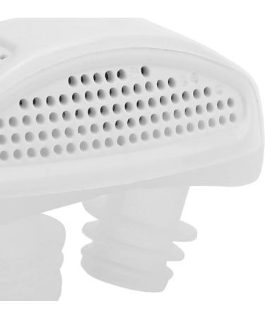 2 Pcs Anti Snoring Device USB Household Sleep Breathing Aid Soft ABS Silicone Snore (White) - Buy Online on GoSupps.com