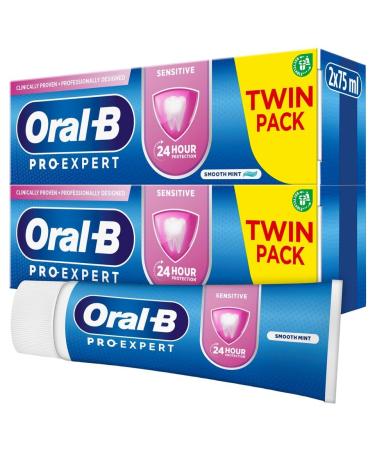 Oral-B 3D Pro Export Sensitive Smooth Mint Toothpaste 2 x 75 ml