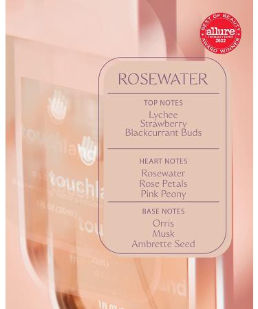 Touchland Glow Mist Rejuvenating Hand Sanitizer  Rosewater scented  500-Sprays each 1FL OZ (Set of 1) - Buy Online on GoSupps.com