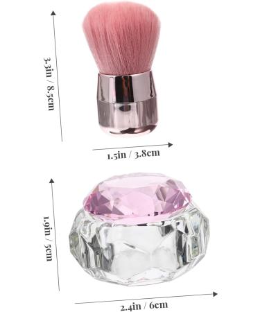 Mikinona 1 Set Manicure Cup Manicure Brush Nail Nylon Brush Dappen Dish Nail Art Cup Practical Manicure Liquid Cup Manicure Care Tools Nail Art Cleaning Tool Nail Powder Nylon Wool Diamond - Buy Online on GoSupps.com
