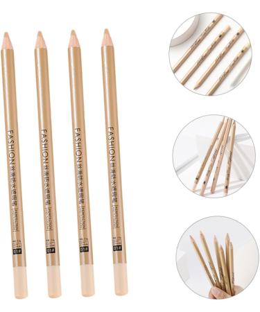 BIUDECO 8 Pcs Concealer Pen Eye Concealer Pot Concealer Cover up Makeup Concealer Wooden White - Buy Online on GoSupps.com