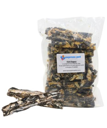 Express Pet Supplies 1kg Whitefish Jerky Fish Fingers Dog Treat Chew Teeth 1 kg (Pack of 1)