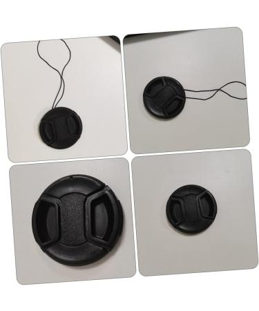 Milisten 4 Pcs Camera Lens Cover Centre Pinch Lens Cover Lens Cap Camera Lenses Camera Lens Lid Shots Lens Protector Lens Hood Cap Camera Body Cap Camra Back Cover Plastic SLR Camera Black 5.5X5.5CM - Buy Online on GoSupps.com