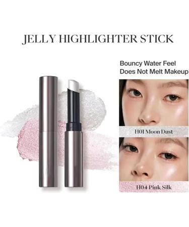 Diamond Highlight Stick Brightens Eyes Jelly Highlighter Stick Jelly Highlighter Stick Eye Brightener Stick Waterproof Eye Shadow Stick Face Highlighter Makeup Eyeshadow Stick Contour Stick (01#) - Buy Online on GoSupps.com