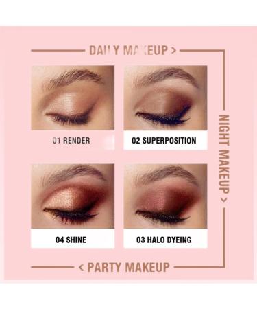 Lucoss 9 Colors Eyeshadow Palette Eye Makeup - Shimmer Matte Ultra Pigmented Eye Shadow Pallete Waterproof Long Lasting Smoky Eyeshadow Palette - Buy Online on GoSupps.com