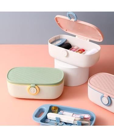 Missraza Portable Sewing Kit for Adults - Plastic Box with Needles, Threads & Accessories - Buy Online on GoSupps.com