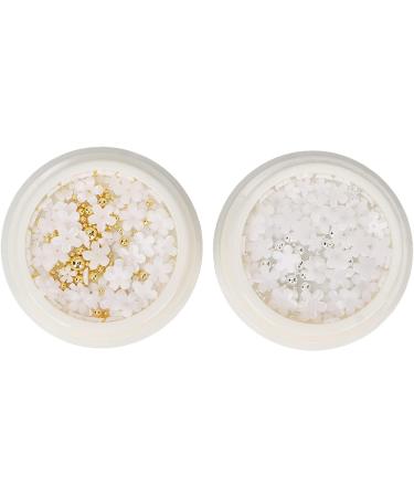 3D Flower Nail Charms Nail Glitter Charm Rhinestones Ornaments Nail Art Decorations Glitter Accessories for DIY Craft Nail Art Design Manicure Decor - Buy Online on GoSupps.com