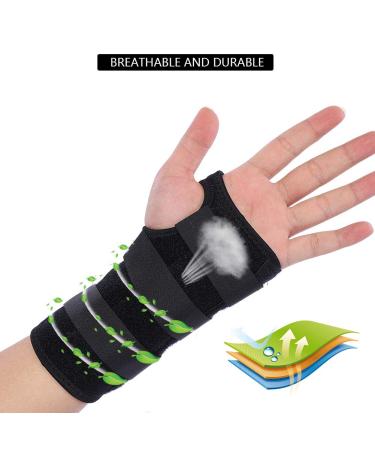 Oceanside Adjustable Wrist Brace Support 1 Pair Steel Sport Wristband for Sprains & Fractures | International Shipping Available - Buy Online on GoSupps.com
