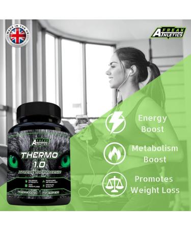 Thermo 1.0 Weight Loss Pills - 90 Capsules Fat Burner for Men & Women - UK Made - Buy Online on GoSupps.com