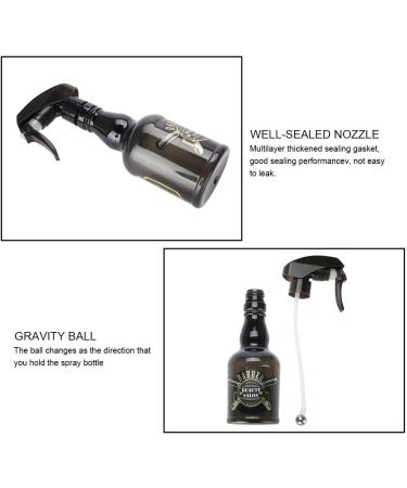 Sonew Hairdressing Spray Bottle 300ml Refillable ABS Material Black - Hair Styling Salon Tool - Buy Online on GoSupps.com