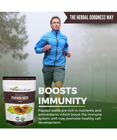 Papaya Seed Powder Natural Cleanse - Colon Kidney Liver Intestine & Gut Health Prebiotic Antioxidant - Fiber & Papain Nutrient Absorption - Herbal Goodness (1 Packet) - Buy Online on GoSupps.com