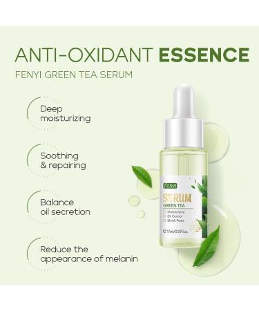 Skincare Set For Teenagers Girls Face Care Sets Skincare Gift Set 4PC Pamper Gifts For Women Includes Cleanser-Eye Cream-Serum-Face Cream Suitable For All Skin Types (One Size Green Tea) Green Tea One Size - Buy Online on GoSupps.com