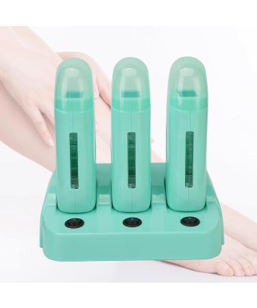 3-Part Roll-On Wax Set - Double Depilatory Heating & Portable Wax Warmer for Sensitive Skin - Ultimate Hair Removal Solution - Buy Online on GoSupps.com