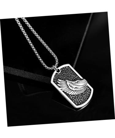 Men Cool Necklace Men's Necklaces A Necklace Cool Hip Hop Necklace Badge Punk Man - Buy Online on GoSupps.com