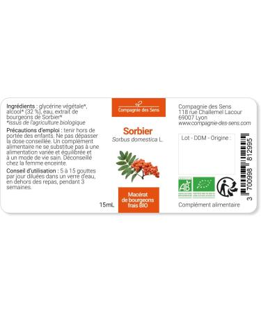 SORBIER - 30mL - Organic bud macerate - Buy Online on GoSupps.com
