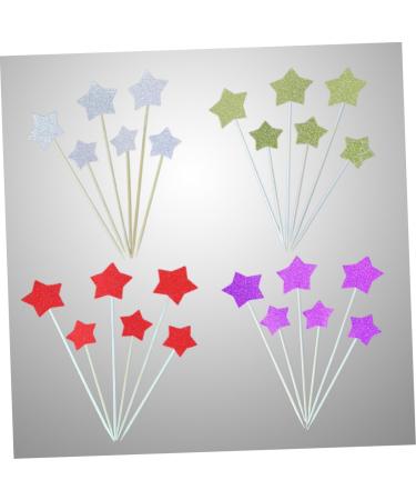 ERINGOGO 72 Pcs Birthday Party Golden Cake Toppers Cakes Love Cake Redhood Cupcake Topper The Wedding Party Toothpick Cake Decoration Party Stuff Wedding Cake Topper Insert Card Glitter - Buy Online on GoSupps.com