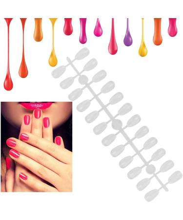 Different Gift Can Be Used As An Exercise Strong And Sturdy Exquisite Craftsmanship Manicure Color Card Ideal Choice Nail Gel Display Color Card Salon Shop for Home(Transparent color) - Buy Online on GoSupps.com