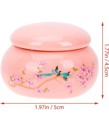 Vintage Perfume Japanese Perfume Balm Glass Ceramic Pocket Cream Perfume Natural Fragrance Box Long Term Fragrance Balm for Wedding Birthday Use Pink - Buy Online on GoSupps.com