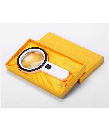 Lightweight Magnifying Glass Handheld 30 Times High-Definition Magnifying Glass with 12Led Light for Newspaper Reading and Watch Repair Lofty Ambition - Buy Online on GoSupps.com