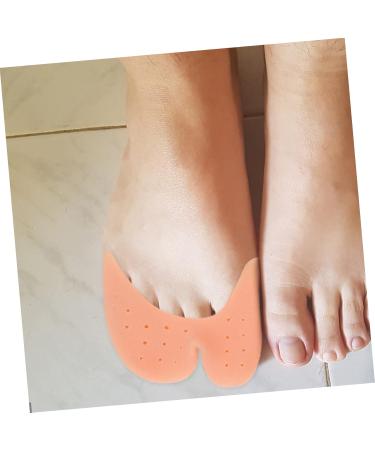 FRCOLOR 4 Pairs Toe Cover Gel Pads - Soft Forefoot Protectors for Metatarsal & Tiptoe Comfort - Non-Slip Silicone Anti-Wear Tools - Buy Online on GoSupps.com