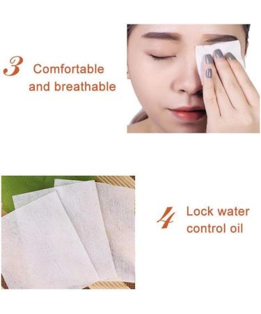Portable Cleansing Cotton 1000 Pieces/Bag Facial Cleaning Paper Thin Cotton Pad Makeup Remover Cotton Three-layer Isolation Design Cotton Pad Soft Comfortable (Color : White) - Buy Online on GoSupps.com