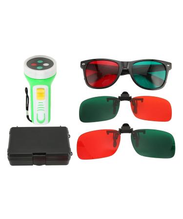 4-Point Red-Green Glasses | Reusable Penlight Ophthalmological Tester - Portable & Professional for Eye Exams - Buy Online on GoSupps.com