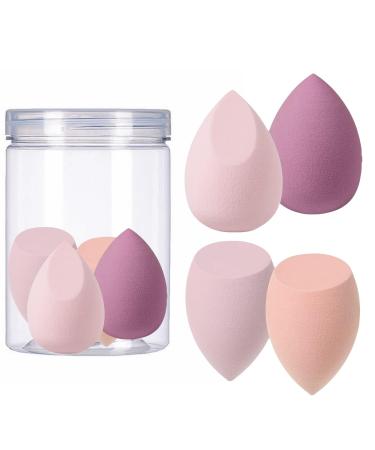 Stianiiile Makeup Sponge Set of 8 Latex Free Blender Beauty for Liquid Cream and Powder Soft and Flexible Beauty Sponges Super Soft Beauty Cosmetic 8 Pink