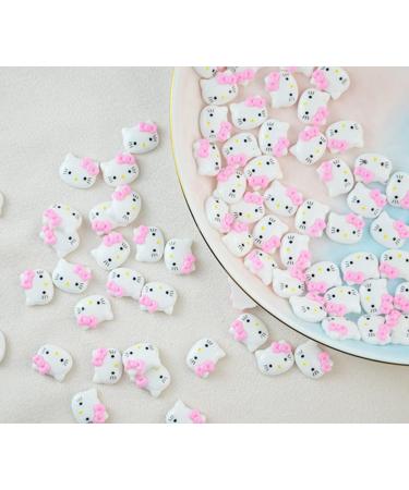 Cute Cat 3D Nail Charms for Acrylic Nails - Cat Nail Decals for Women and Girls - DIY Craft and Phone Case Decoration - 0.62 x 0.51 - A51 - Buy Online on GoSupps.com