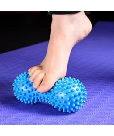 Stinge Peanut Shape Massage Ball - Spiky Hand & Foot Massage Device for Deep Muscle Relaxation - 2 Pieces Blue Roller - Buy Online on GoSupps.com
