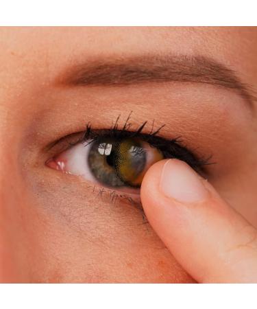Buy Charmiga Green Colored Contact Lenses | Opaque Annual Lenses Without Prescription | 2 Soft Lenses + Accessories | City Green 0.00 Dioptria - Buy Online on GoSupps.com