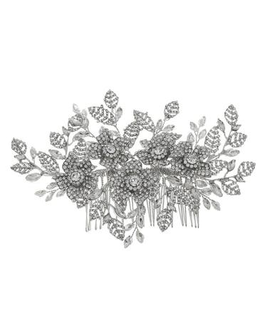 Ipetboom Bridal Hair Comb personality hair accessories luxurious hair comb Rhinestone Hair Comb Women Headdress Full Diamond rhinestones bride wedding hair accessories for women
