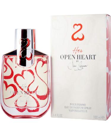 Jane Seymour Her Open Heart Eau De Parfum Spray 3.4 Oz & Jewelry Roll