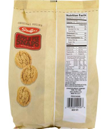 Stauffer's Apple Pie Snaps - Four 14 oz. Bags | Delicious Cookies with a Homemade Flavor - Buy Online on GoSupps.com