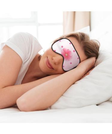 Blooming Carnations Eye Mask | Soft Adjustable Sleep Mask for Men & Women | Nighttime Comfort - Buy Online on GoSupps.com